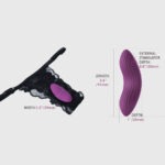 Svakom - Edeny - App Bedienbare Clitoris Stimulator afmeting