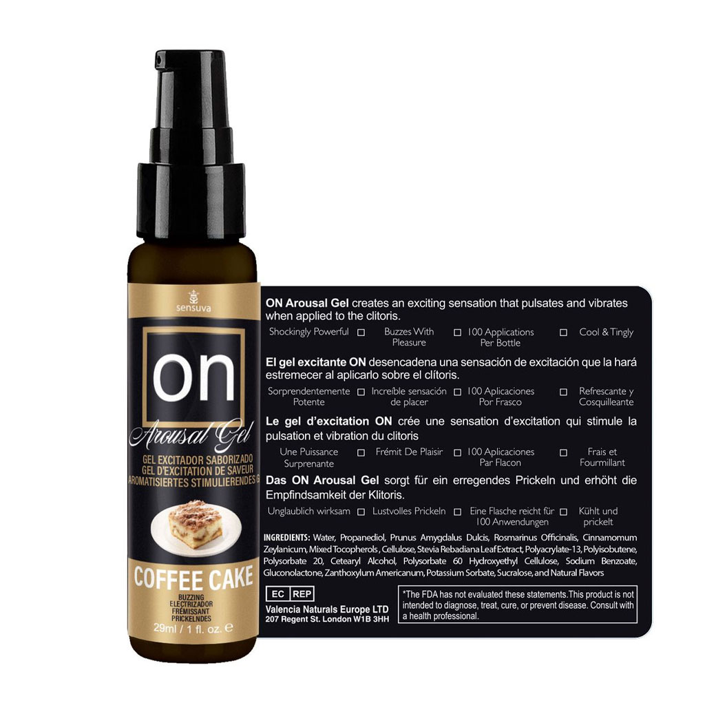 Sensuva - On Stimulerende Clitoris Gel voor haar - Coffee Cake info