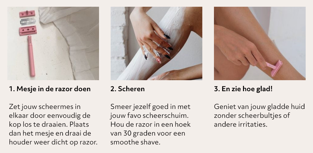 hoe scheren ecotivity razor