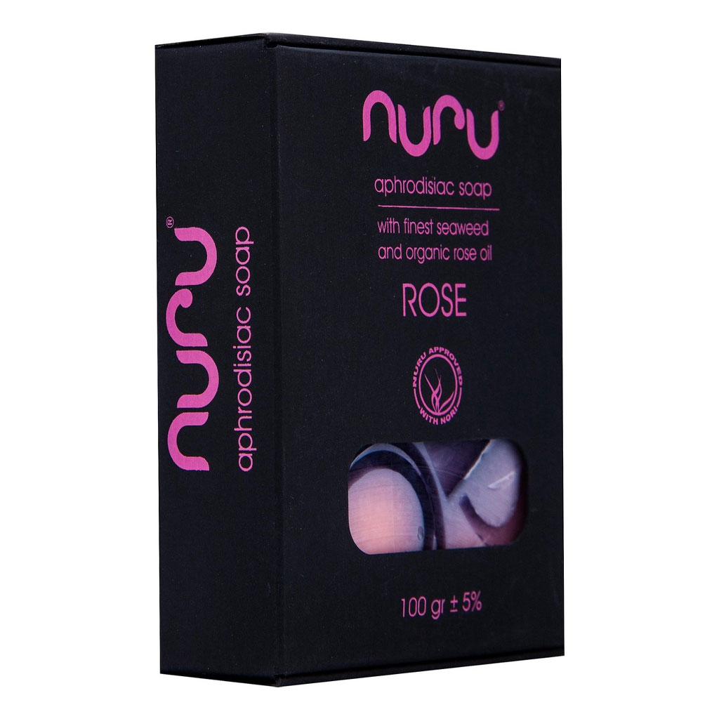 Nuru - Rose Zeep 100 gram doosje