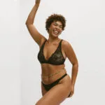 Pavo Couture - Bralette Ruby Zwart