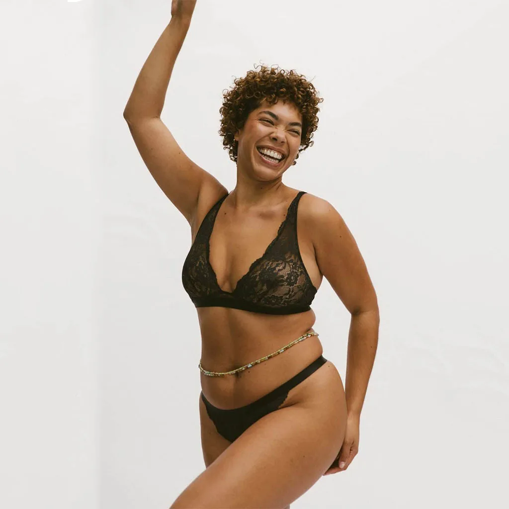 Pavo Couture - Bralette Ruby Zwart