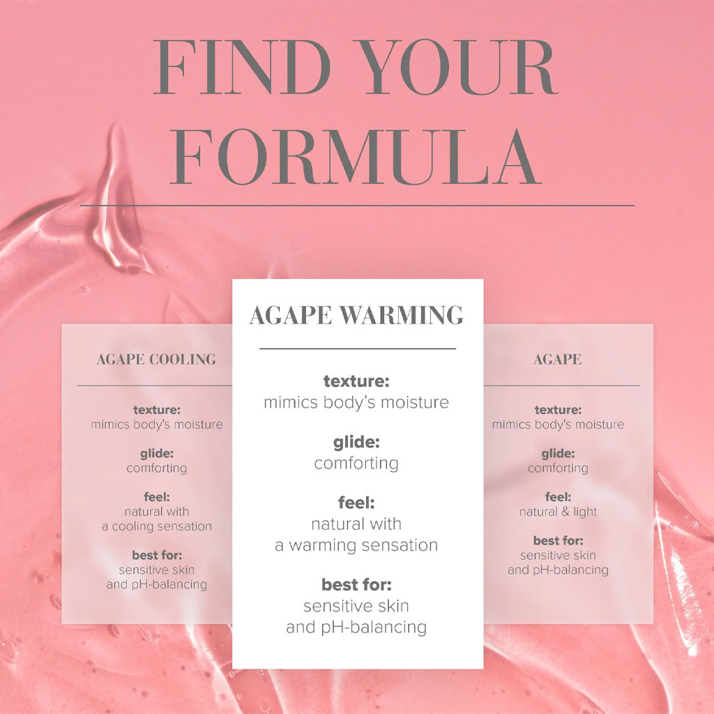 System Jo - Agape Glijmiddel Warming 60ml formula