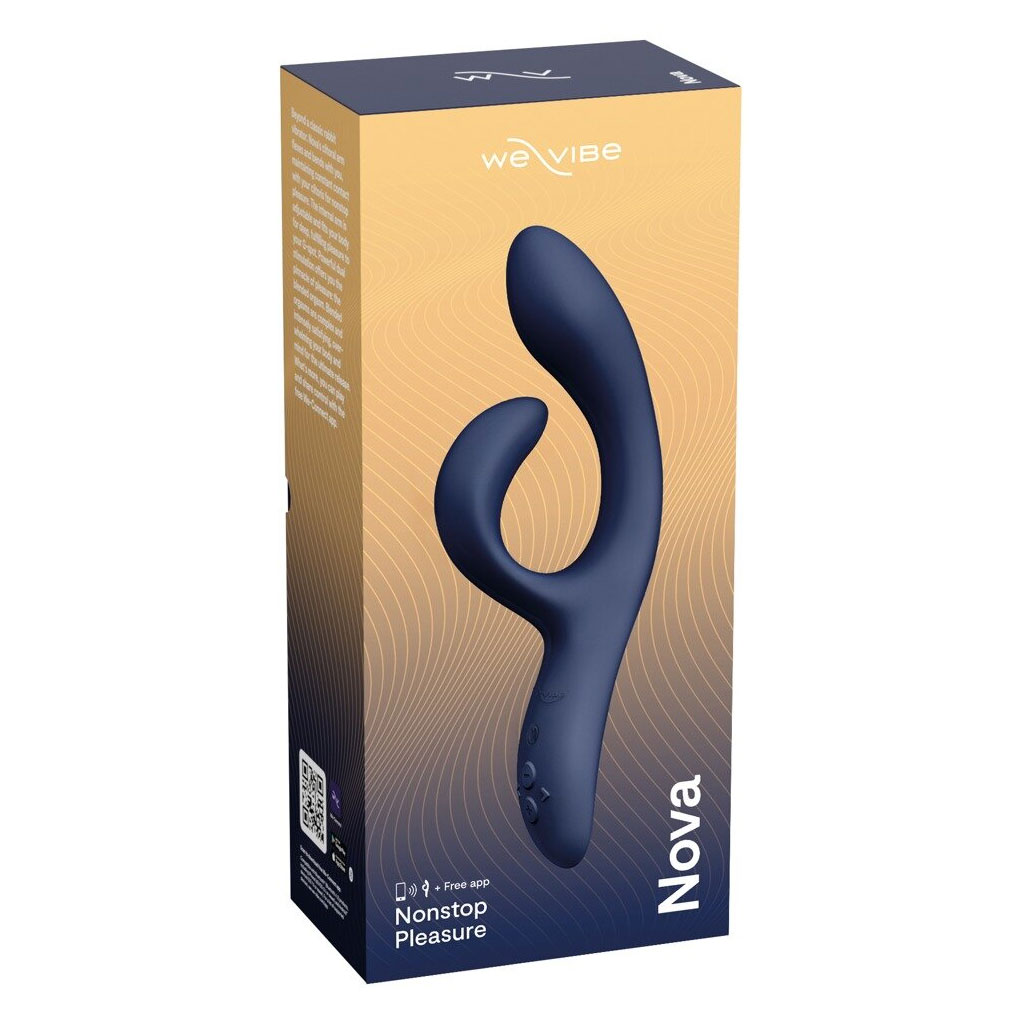We-Vibe - Nova 2 Rabbit Vibrator - Blauw verpakking