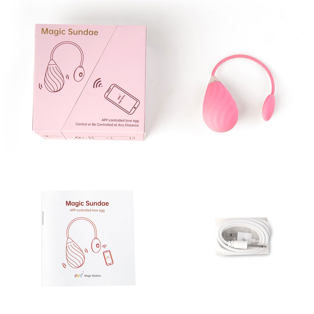Magic Motion - Magic Sundae Vibratie Ei Roze verpakking