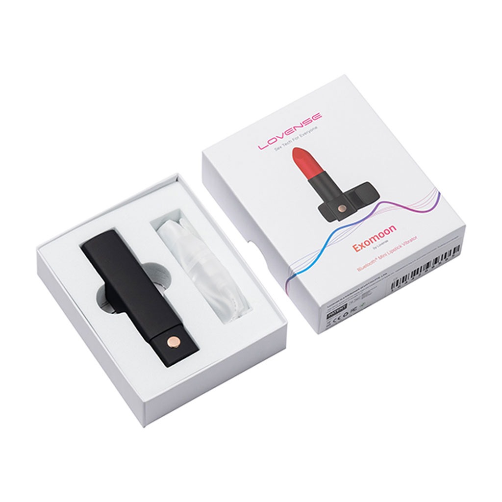 Lovense - Exomoon Lipstick Vibrator met App doosje