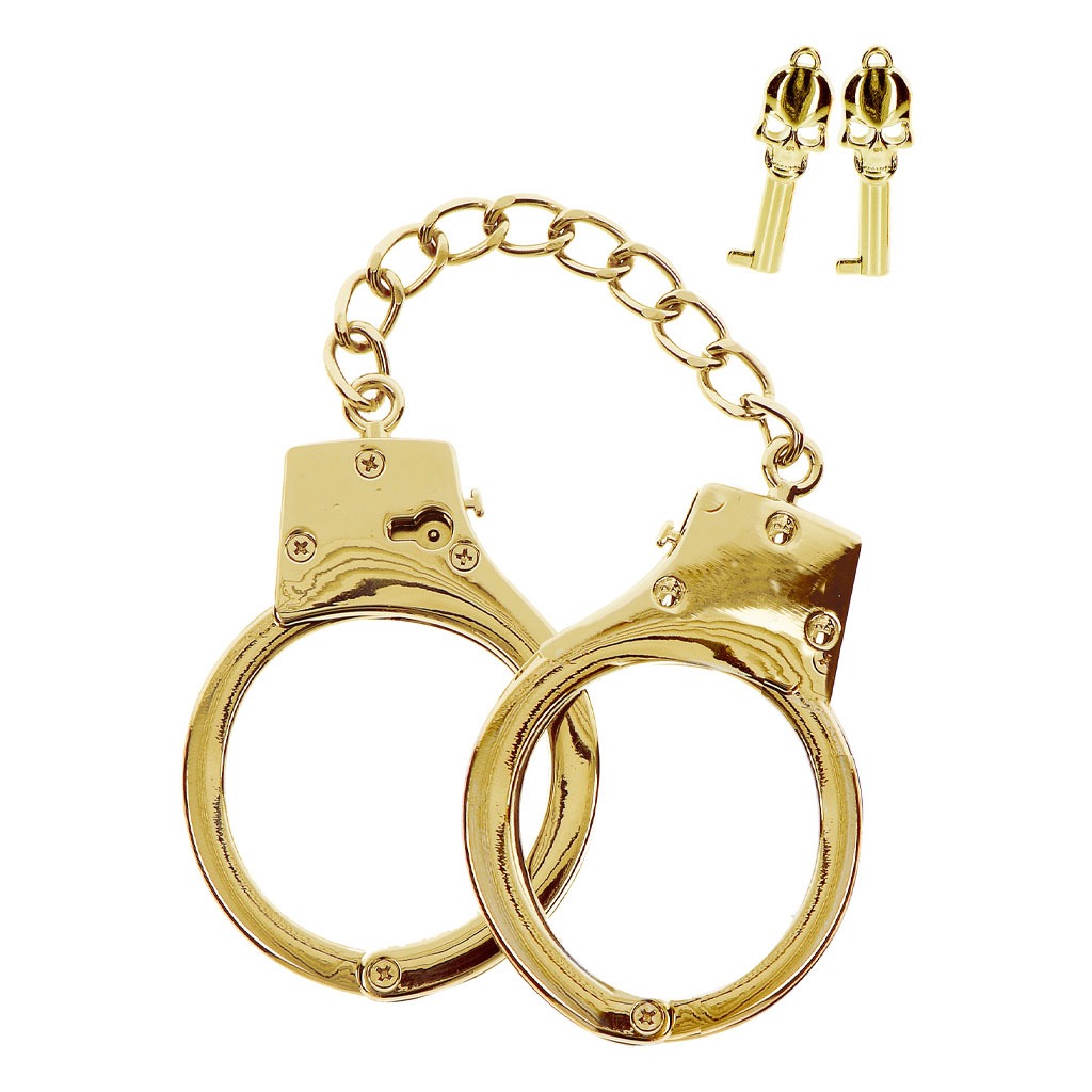 Taboom - Gouden BDSM Handboeien slot