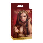 Taboom - Gouden BDSM Handboeien verpakking