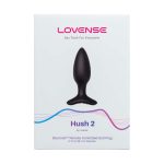 Lovense HUSH 2 - 38 mm Vibrerende Buttplug + APP verpakking