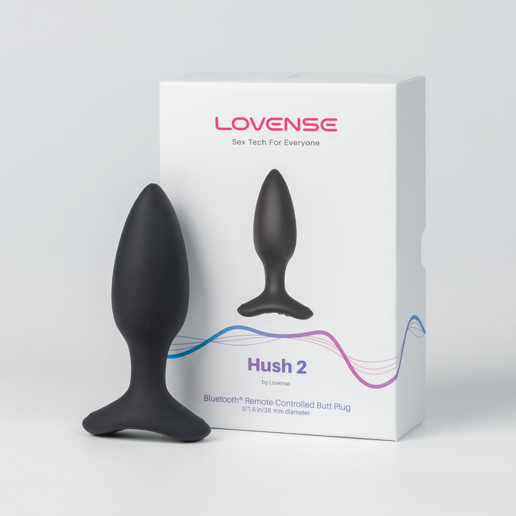 Lovense HUSH 2 - 38 mm Vibrerende Buttplug + APP hebben