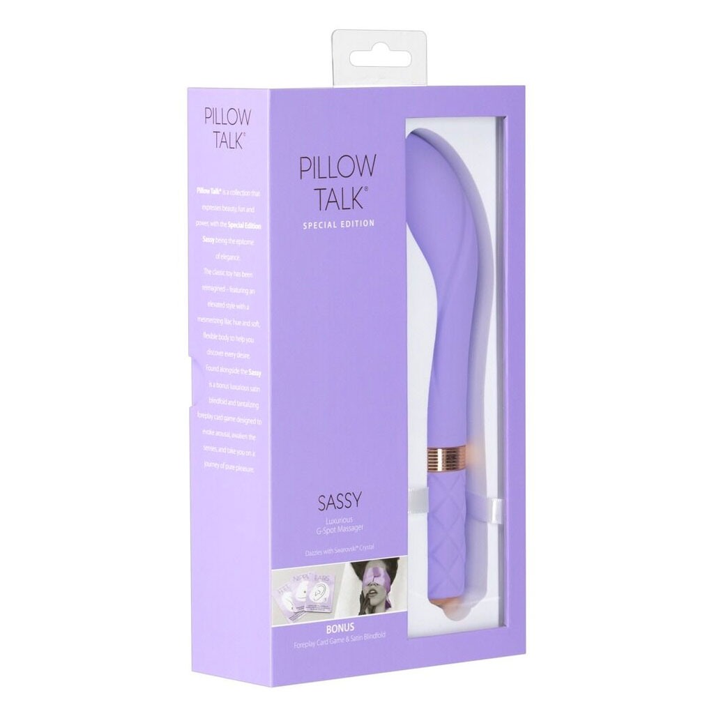 Pillow Talk - Sassy G-spot Vibrator Lila - Cadeau Set verpakking