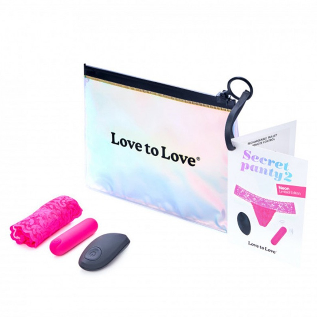 Love To Love – Secret Panty vibrator 2 – Met Afstandsbediening – Roze