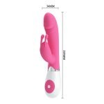 Pretty Love - Gene Rabbit Vibrator lengte