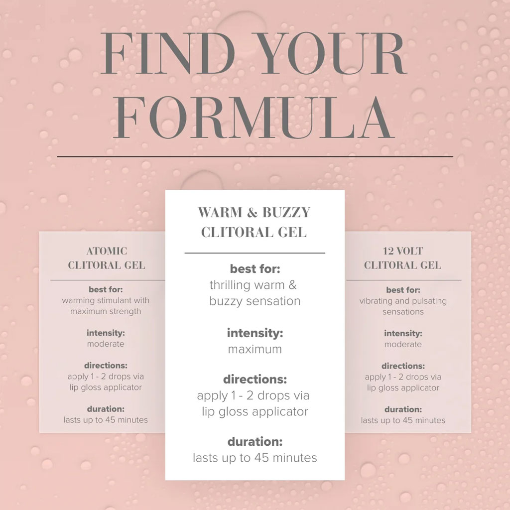 System Jo - Warm & Buzzy Clitoris Gel 10ml info