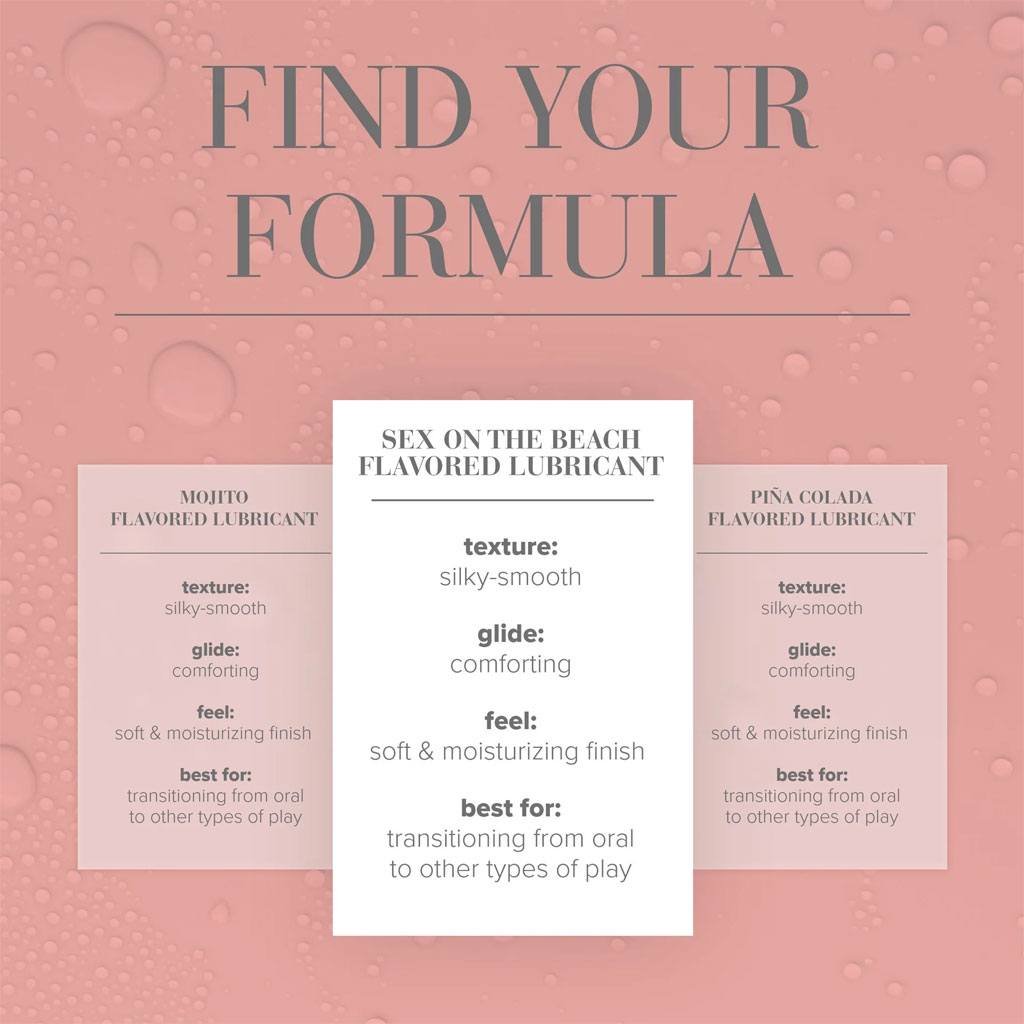 System Jo - H2O Glijmiddel Cocktails Sex On The Beach 60ml formule