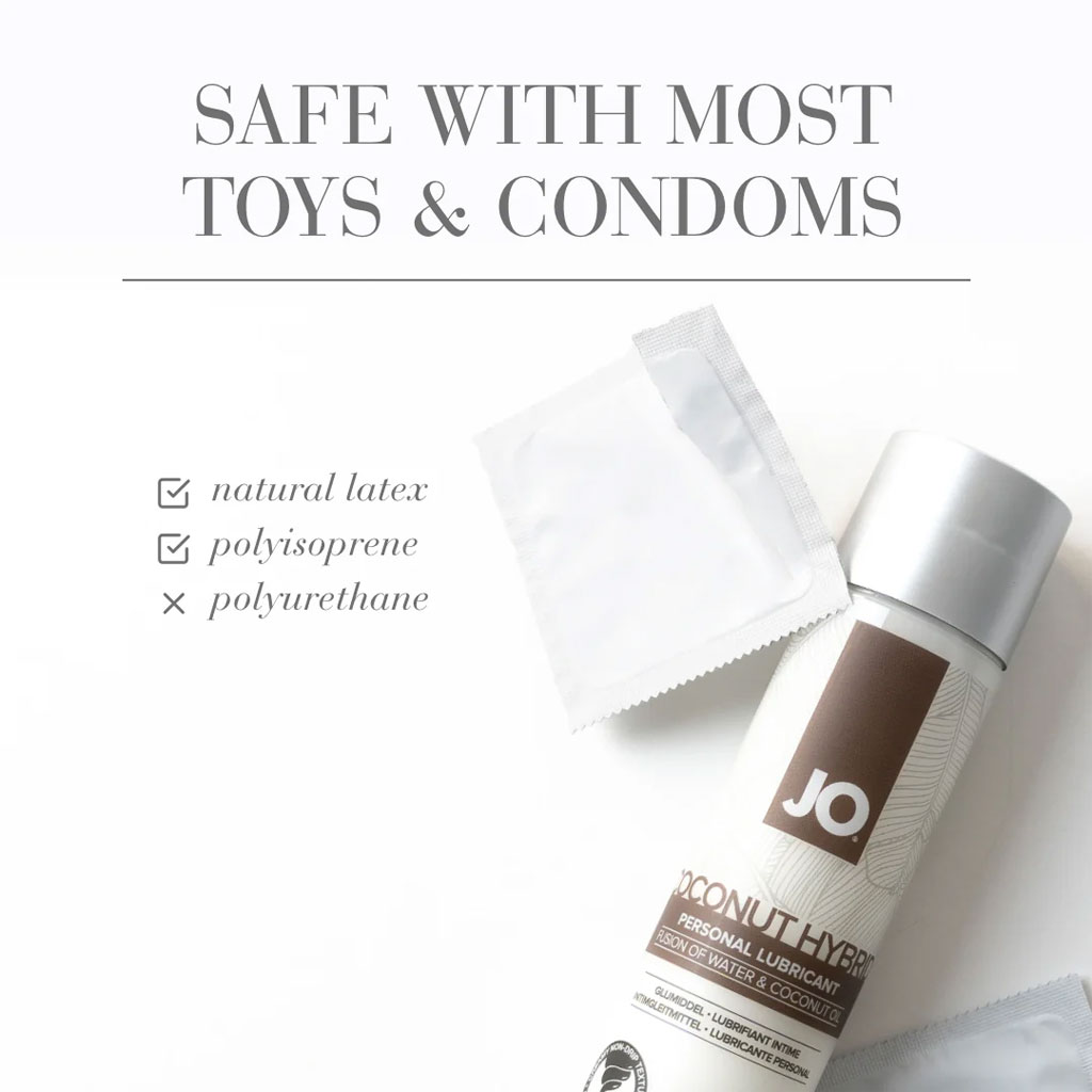 System Jo - Hybride Glijmiddel Kokosnoot 120ml gebruik