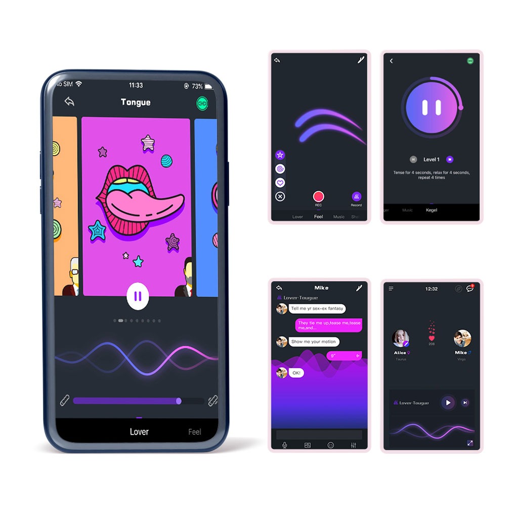 Magic Motion - Crystal Duo Bekkenbodem Trainer telefoon