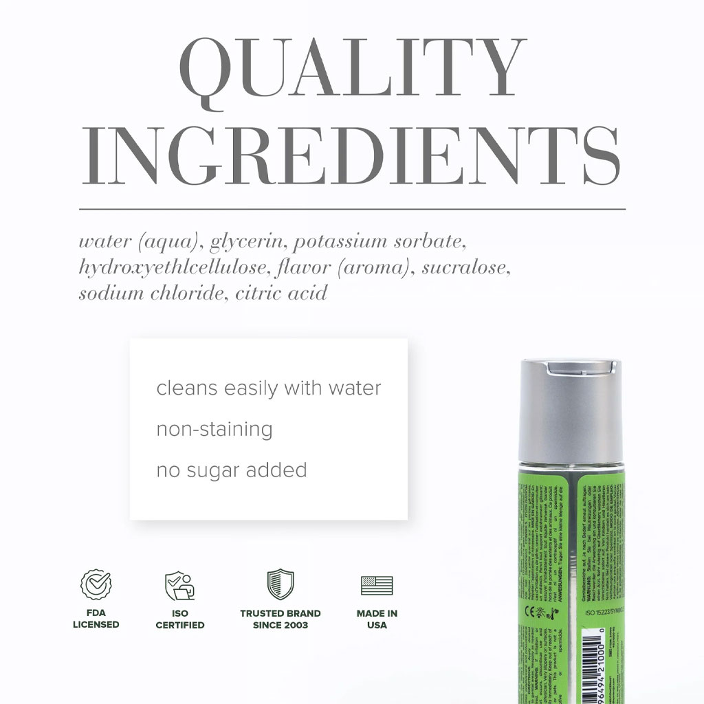 System Jo - H2O Glijmiddel Cocktails Mojito 60ml ingrediënten