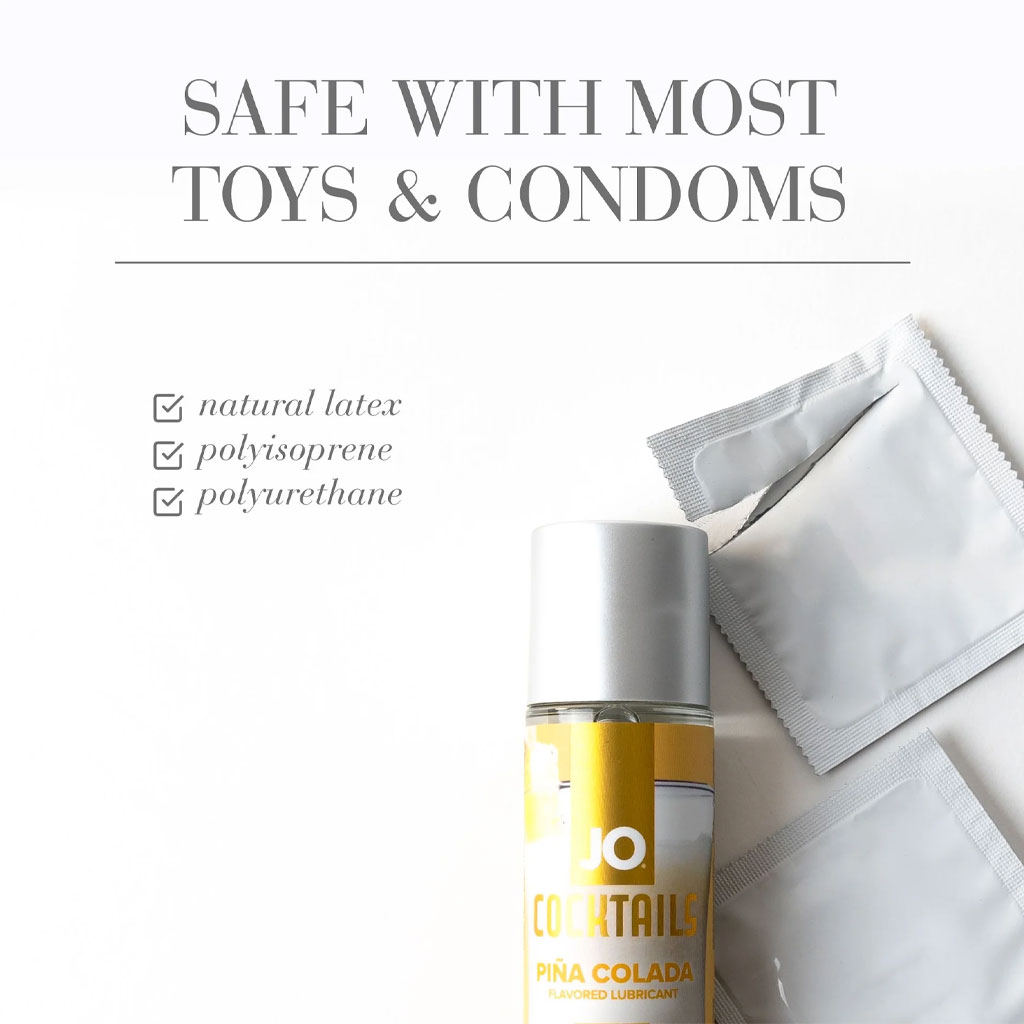 System Jo - H2O Glijmiddel Cocktails Pina Colada 60ml gebruik