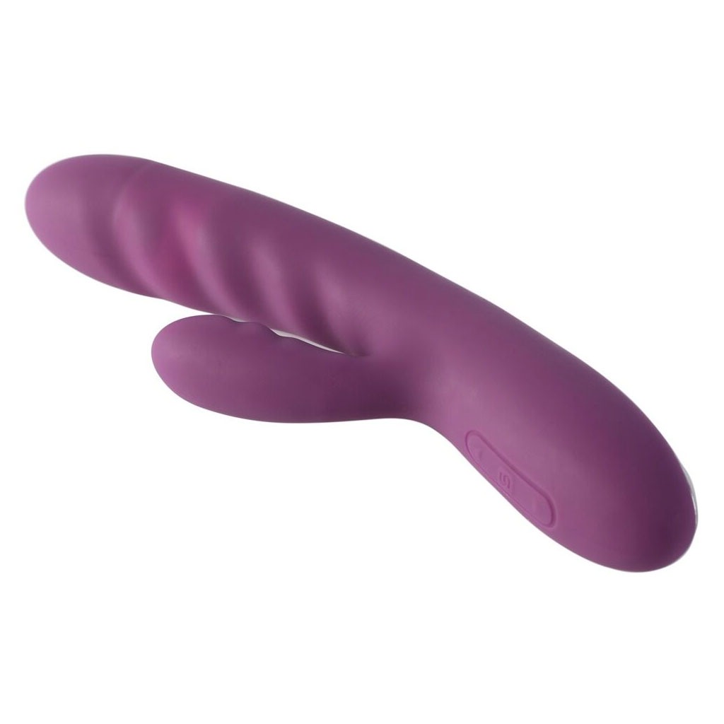 Svakom - Avery Stotende Rabbit Vibrator Paars knoppen