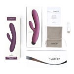 Svakom - Avery Stotende Rabbit Vibrator Paars inhoud