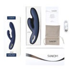 Svakom - Aylin Tapping Rabbit Vibrator Blauw inhoud