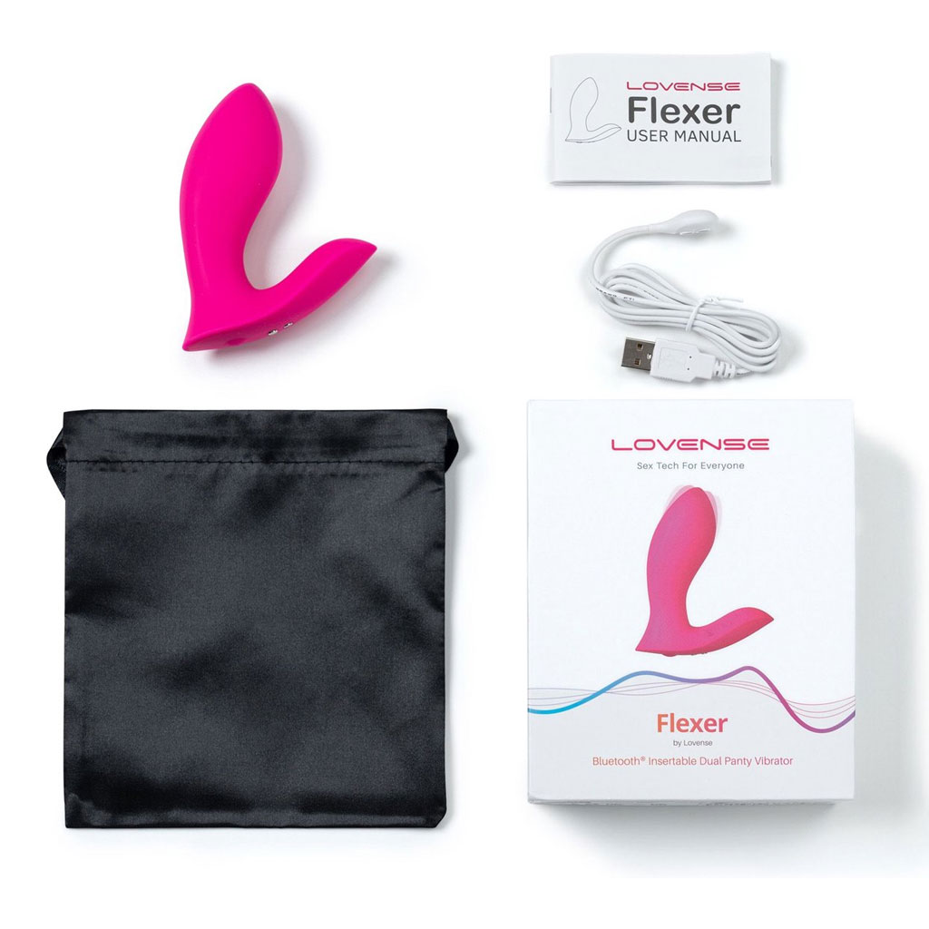 Lovense - Flexer Dual Panty Vibrator met App inhoud