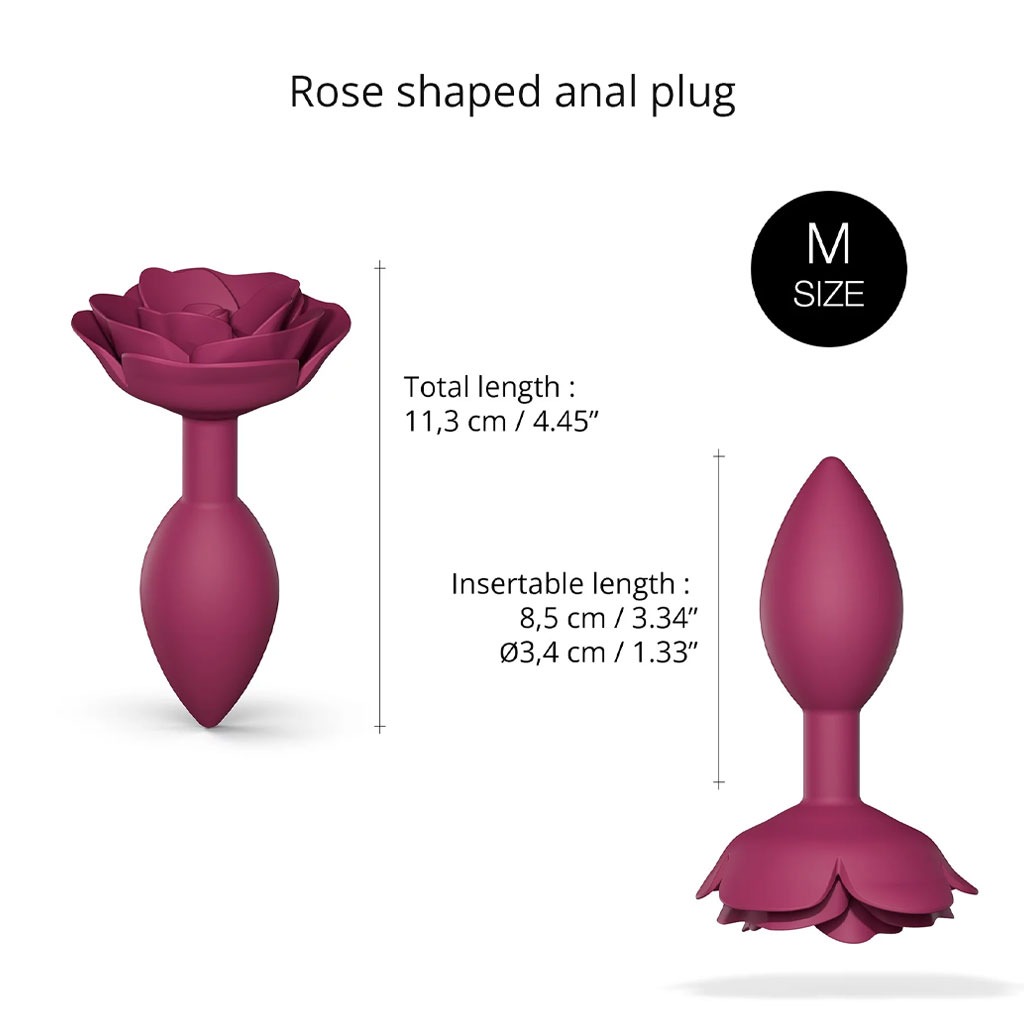 Love to Love - Open Roses Buttplug - Medium lengte