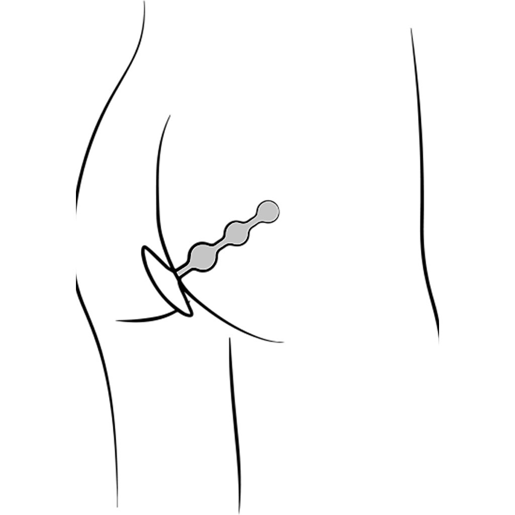 ROMP - Amp Flexibele Anaalketting gebruik