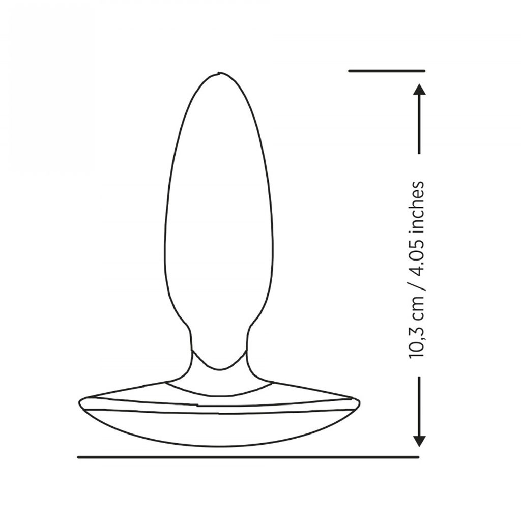 ROMP - Bass Vibrerende Buttplug afmeting