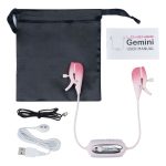 Lovense - Gemini Vibrerende Tepelklemmen met App inhoud