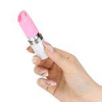 Pillow Talk - Lusty Luxe Lippenstift Massager Roze hand