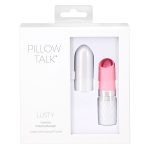 Pillow Talk - Lusty Luxe Lippenstift Massager Roze verpakking