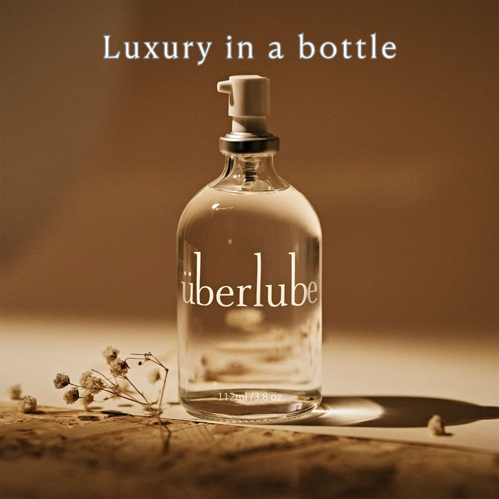 Uberlube - Siliconen Glijmiddel & Massage Flesje 112 ml zacht