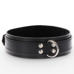 taboom heavy d ring collar halsband zwart