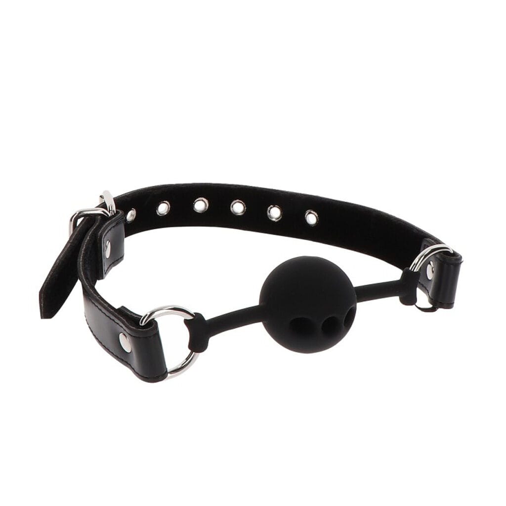 Taboom - Siliconen Ball Gag Zwart