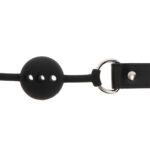 Taboom - Siliconen Ball Gag Zwart kopen
