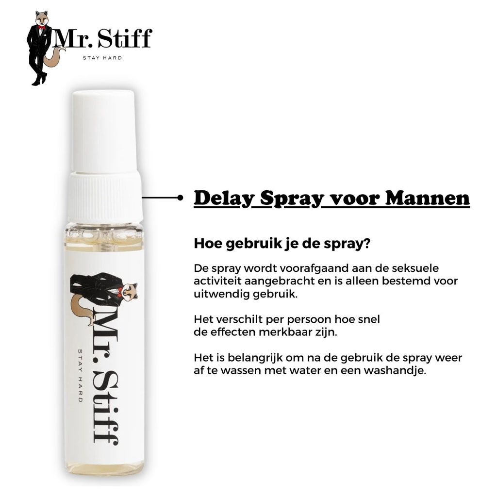Mr. Stiff - Delay Spray gebruik