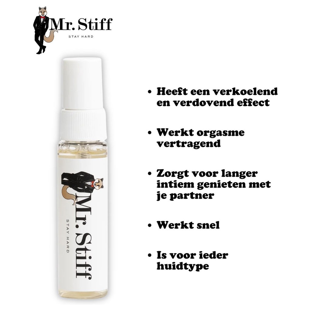 Mr. Stiff - Delay Spray info
