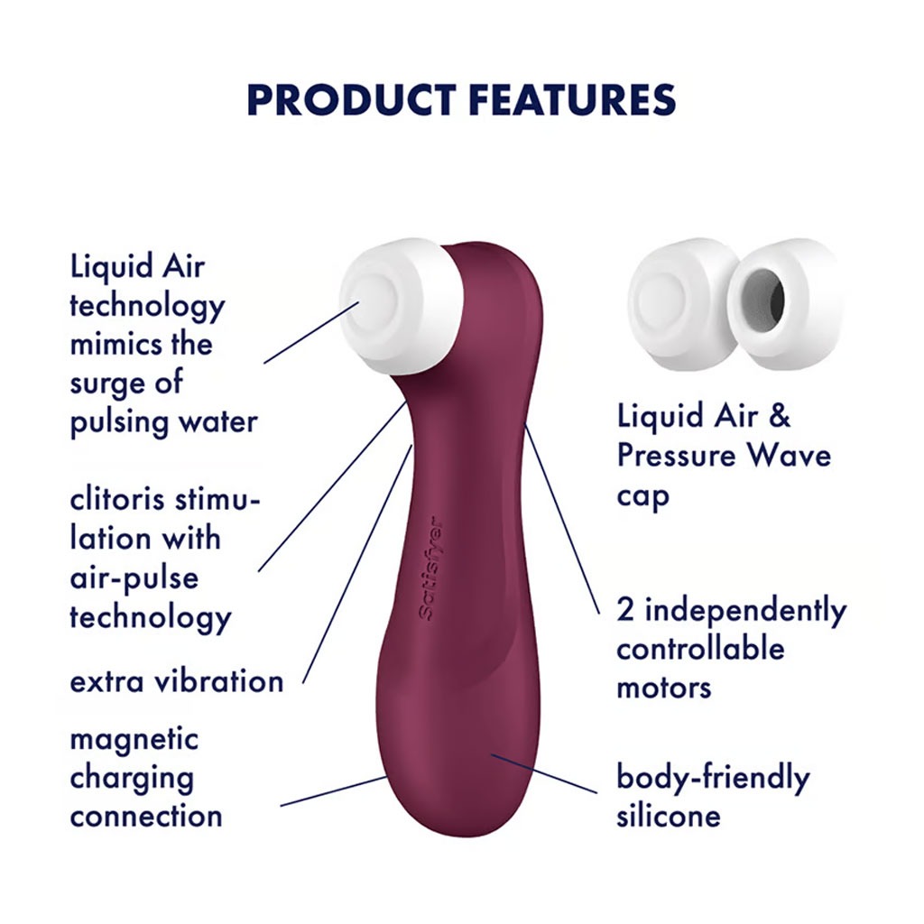 Satisfyer - Pro 2 Gen 3 Rood + APP info