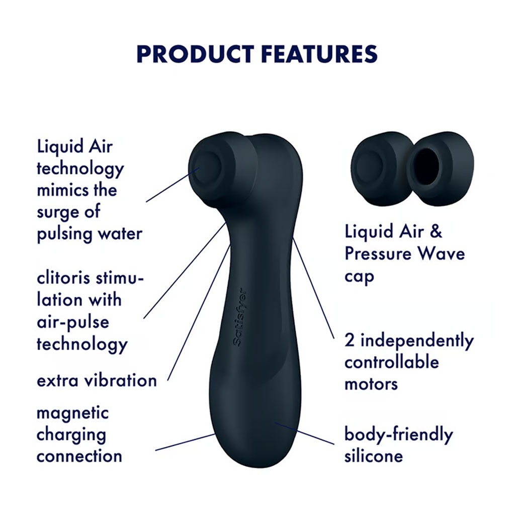 Satisfyer - Pro 2 Gen 3 Dark Gray + APP info
