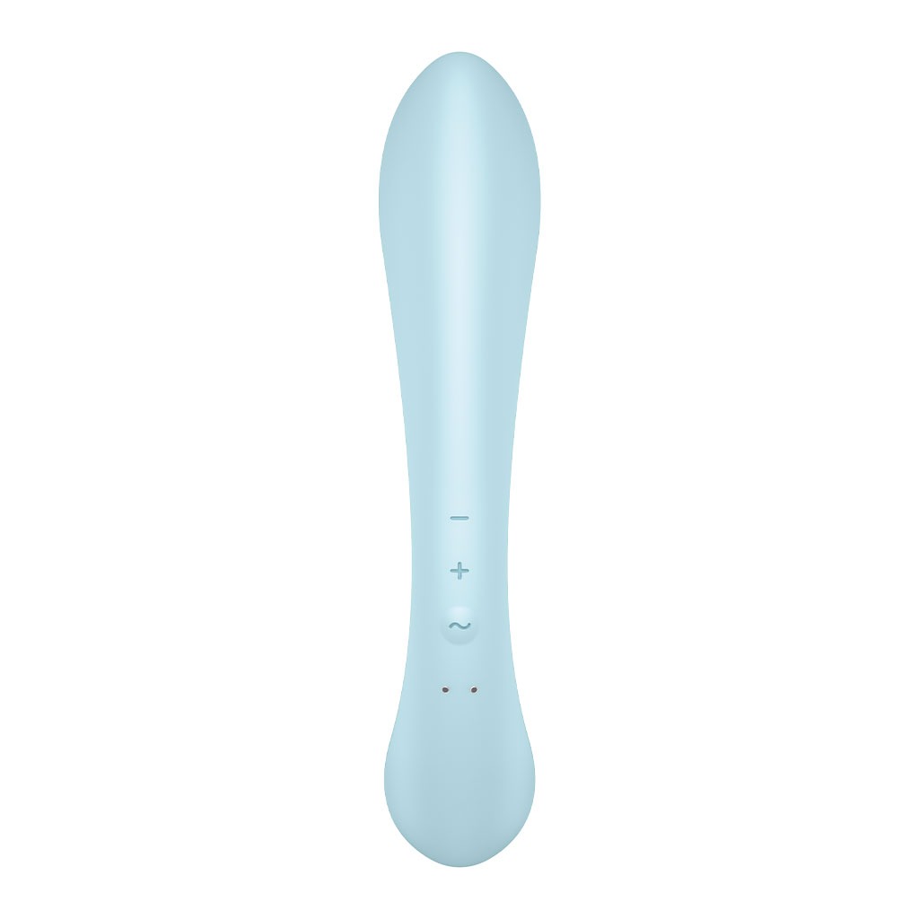 Satisfyer - Triple Oh Licht Blauw achter