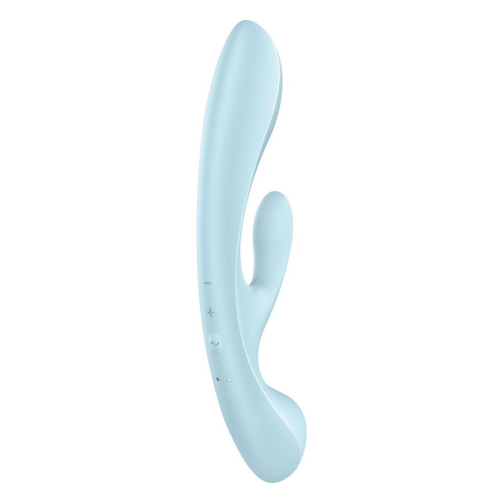 Satisfyer - Triple Oh Licht Blauw zij