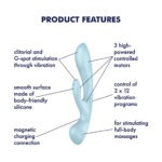 Satisfyer - Triple Oh Licht Blauw info
