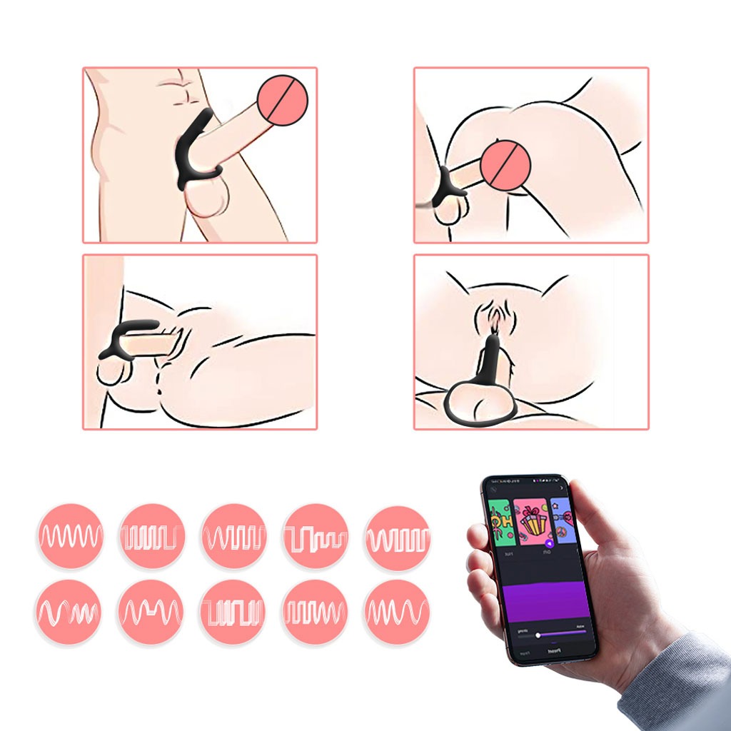 Magic Motion - Rise Smart Dubbele Cockring gebruiken