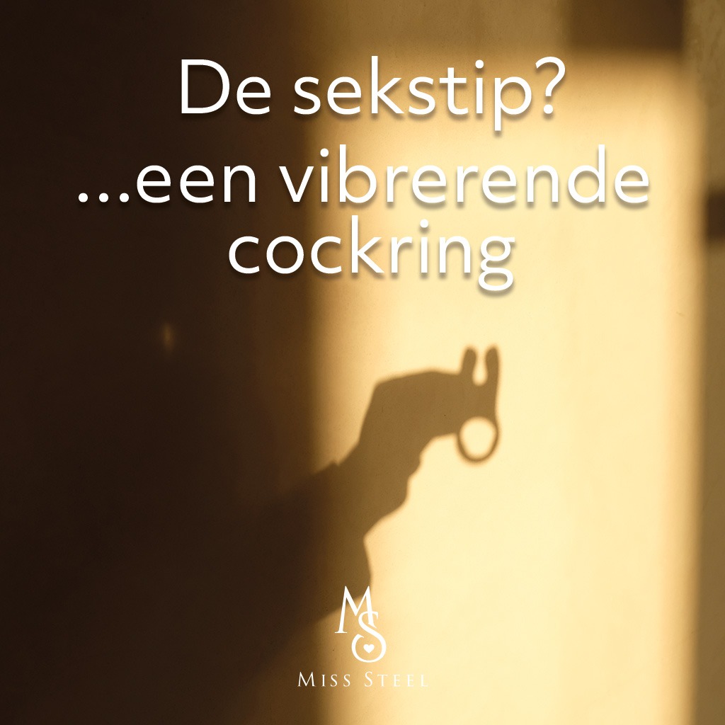 De sekstip een vibrerende cockring afbeelding