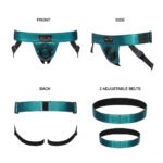 Strap-On-Me - Harnas Curious - One Size - Metallic Groen info