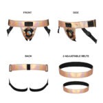 Strap-On-Me - Harnas Curious - One Size - Metallic Rosé info