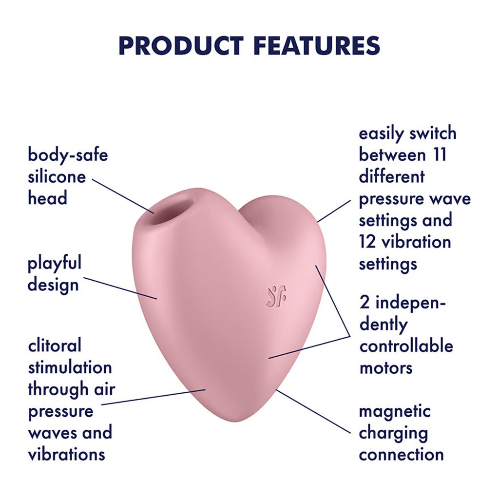 Satisfyer - Cutie Heart Luchtdruk Vibrator info