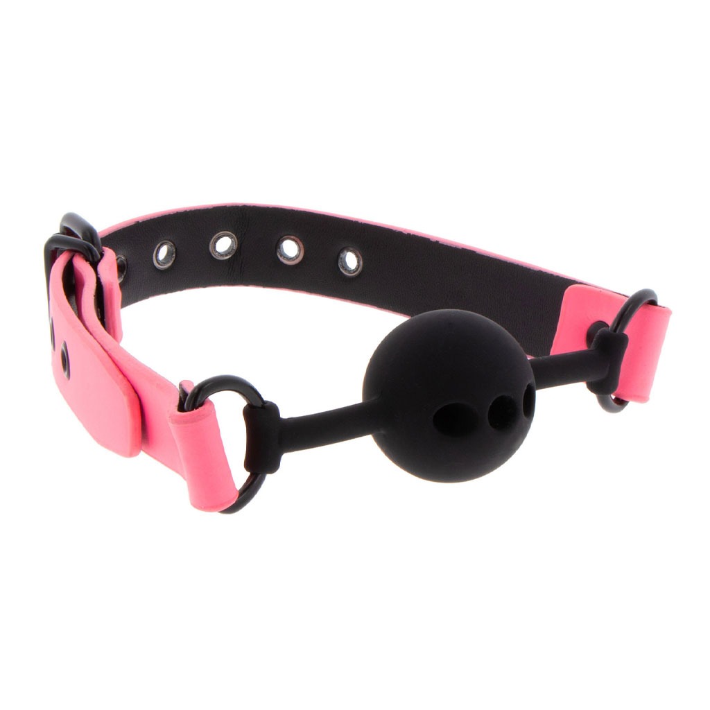 Taboom - Glow in the Dark Ball Gag Roze kopen